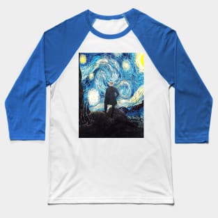 Wanderer of a Starry Night Baseball T-Shirt